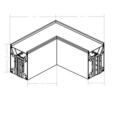 Produit de Barre Linéaire LED Luxor "L" 8W (UGR19)