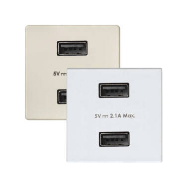 Product of Double USB Charger 5V DC 2.1A Type A Female Simon 27 Play