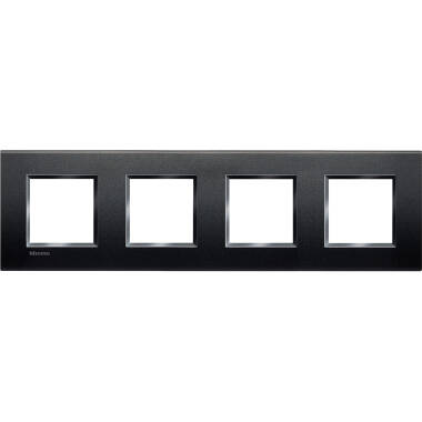 Cornice Quadrata 4x2 Moduli BTicino Living Light LNA4802M4BI