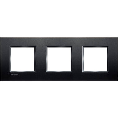 Product Platine Carée 3x2 Modules BTicino Living Light LNA4802M3BI