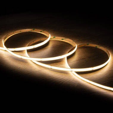 20m 24V DC 312 LED/m LED COB Strip 8mm Wide Cut at every 10cm IP20