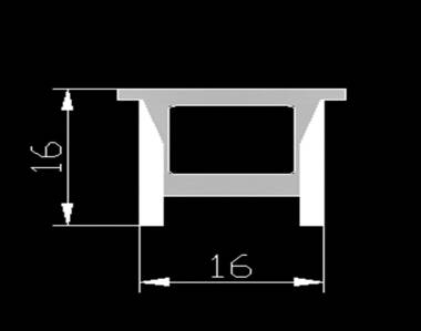 Produit de Tube Silicone LED Flex Encastrable jusqu'à 8-12 mm