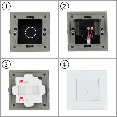 Product van Schakelaar Wifi Simpel  Touch  Modern