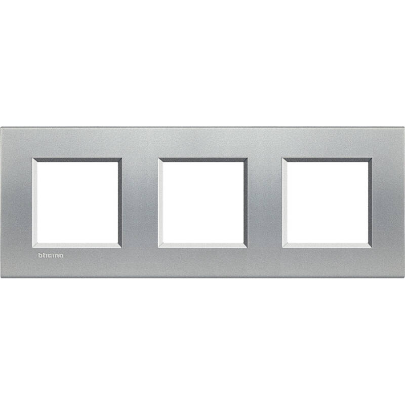 Prodotto da Cornice Quadrata 3x2 Moduli BTicino Living Light LNA4802M3BI