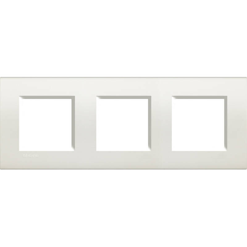 Produit de Platine Carée 3x2 Modules BTicino Living Light LNA4802M3BI