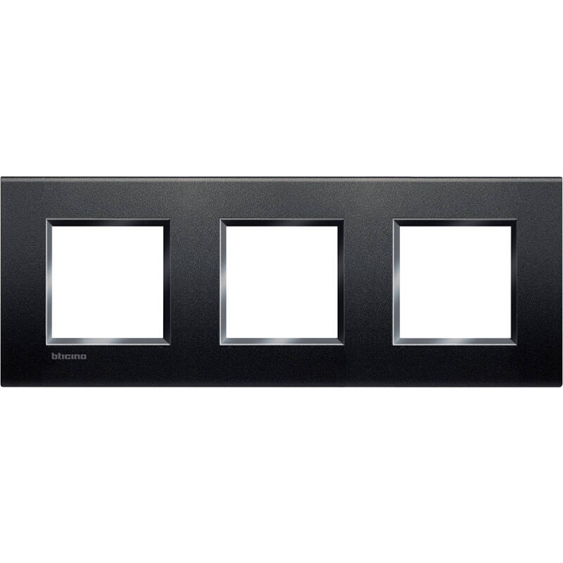 Produkt od Hranatý Rámeček 3x2 Moduly BTicino Living Light LNA4802M3BI