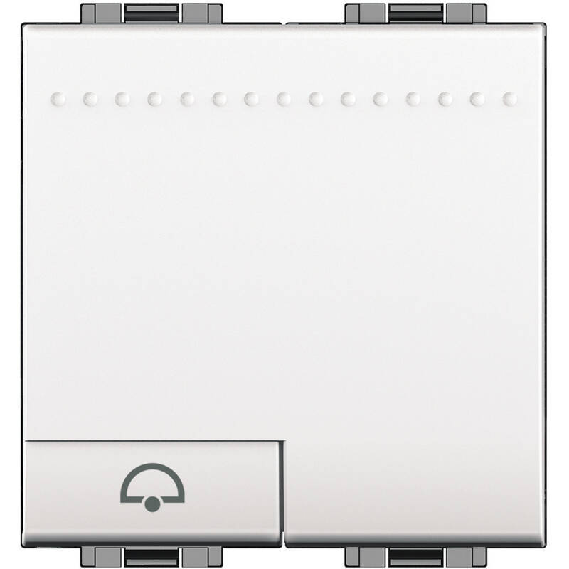 Produit de Kit Bouton-Poussoir Simple Symbole Sonnette BTicino Living Light 