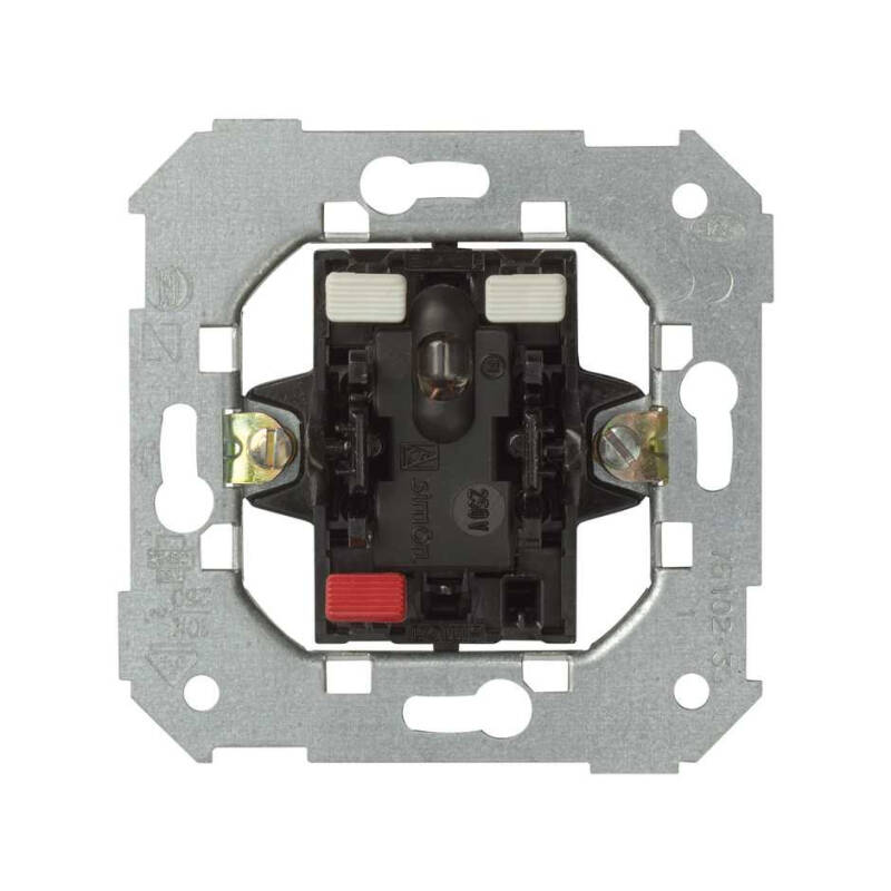 Produkt von Einpoliger Schaltermechanismus mit integrierter Kontrollleuchte SIMON 75102