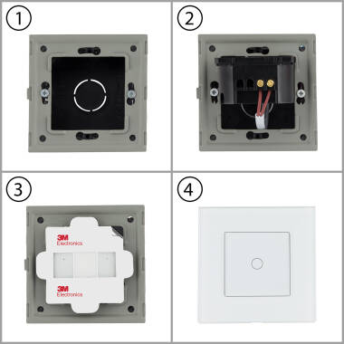 Prodotto da Interruttore Touch Doppio Modern