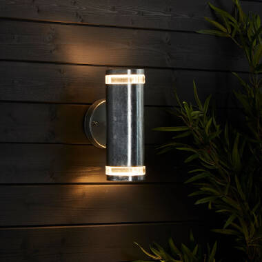 Product Coastal Glacier Galvanised Steel LED Wall Lamp