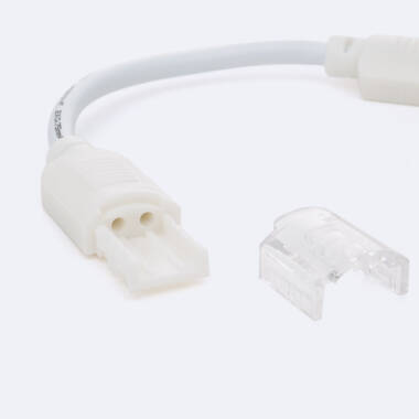 Produit de Connecteur Rapide Double avec Câble pour Ruban LED COB 220V AC IP65 Largeur 12mm