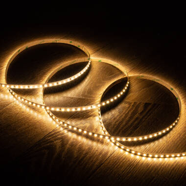 LED Strip  24V DC SMS2835 120LED/m 5m IP20 High Lumen 2000 lm Breedte  8mm te knippen om de  5cm