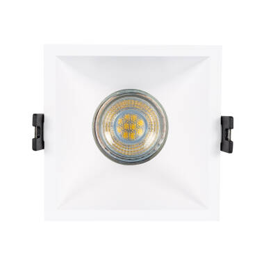 Product van Ring Inbouw Vierkant  Laag  UGR Voor LED GU10 / GU5.3 Led Lamp Zaagmaat 85x85 mm