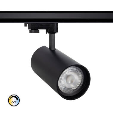 Lištový LED Reflektor 30W Třífázové CCT New d´Angelo CRI90 PHILIPS Xitanium s Proměnlivou Optikou Černý