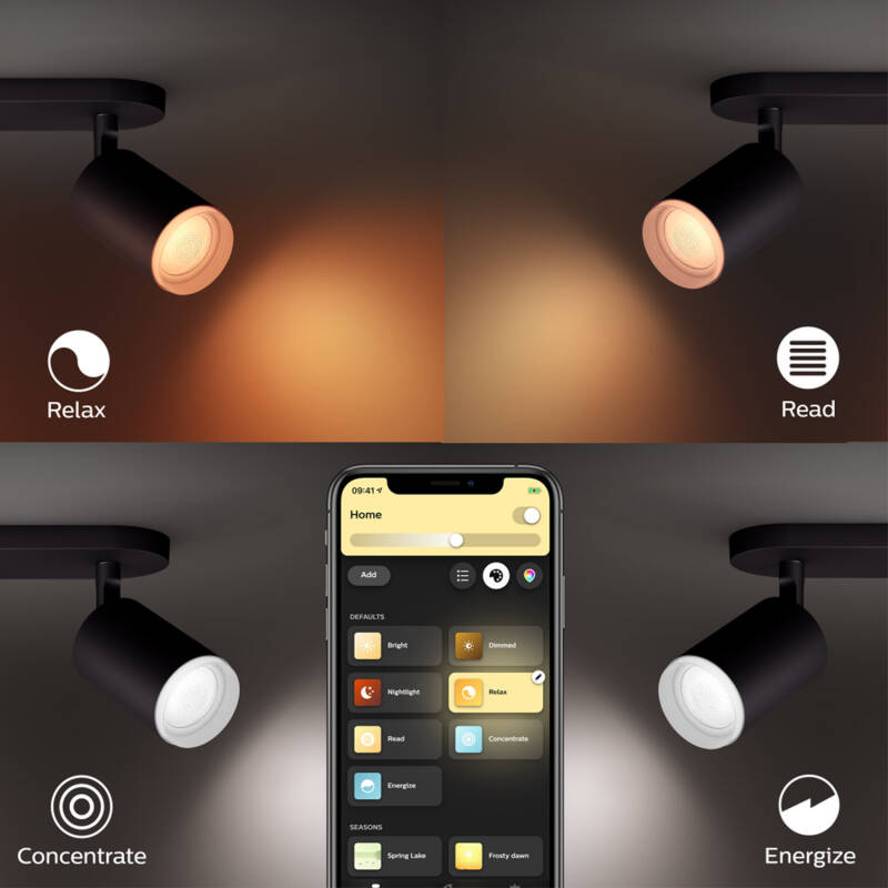 Product of PHILIPS Hue 2x6W White Color Fugato Spotlight