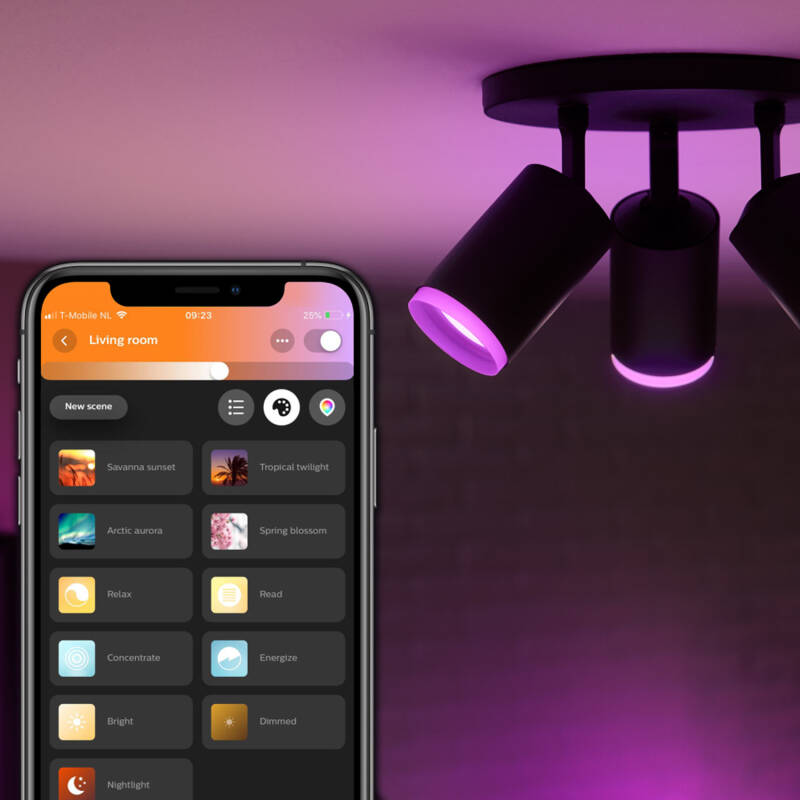 Product of PHILIPS Hue 3x6W White Colour Fugato Spotlight