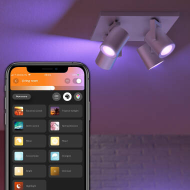 Prodotto da Lampadario LED White Color Argenta 4x6W PHILIPS Hue 