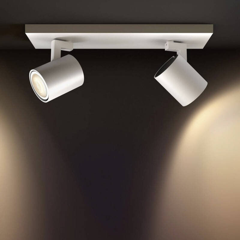 Prodotto da Applique da Soffitto LED CCT PHILIPS Runner 2 Faretti