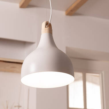 Product van Hanglamp v Metaal en Glas Luxo