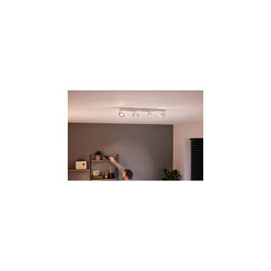 Prodotto da Lampada da Soffitto LED Regolabile 4x4.5W PHILIPS Clockwork 