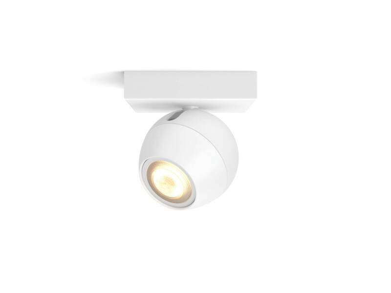 Produit de Plafonnier White Ambiance Buckram 1 Spot GU10 PHILIPS Hue 