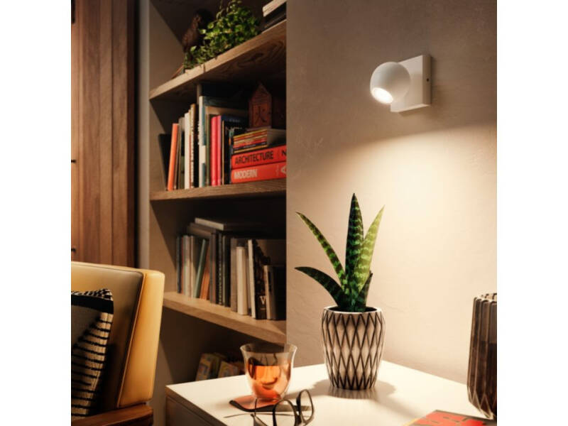 Product of PHILIPS Hue Buckram GU10 White Ambiance Single Spotlight Ceiling Lamp 