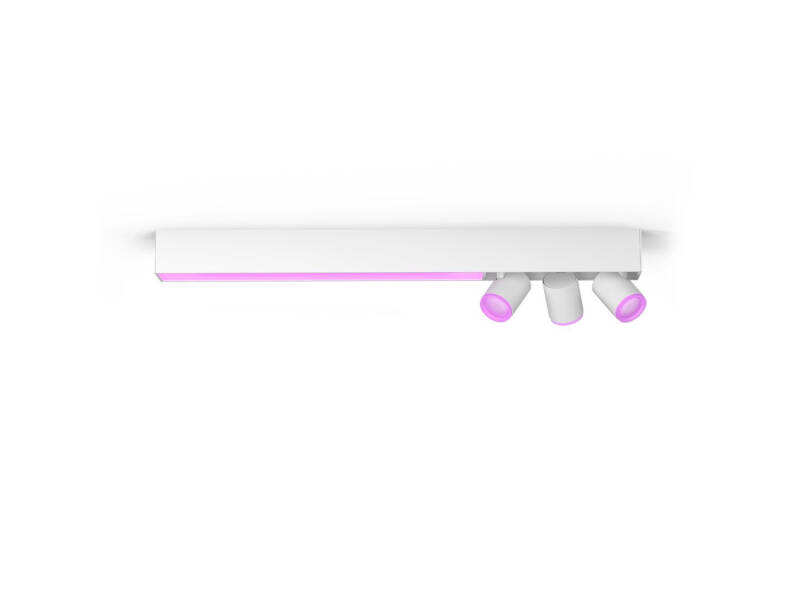 Product van Plafondlamp White Color GU10 3x5.7W PHILIPS Hue Centris 