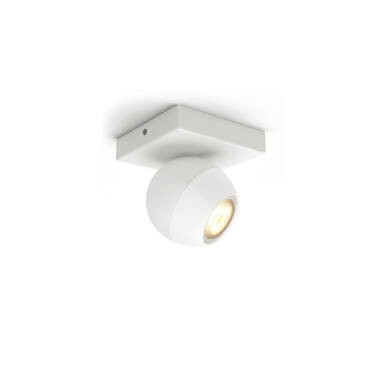 Product of PHILIPS Hue Buckram Extension White Ambiance GU10 Single Spotlight Wall Lamp