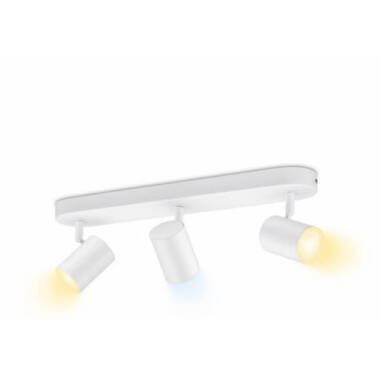 Product van Plafondlamp WiZ Imageo CCT Smart WiFi + Bluetooth LED 4.9W Drie Spotlights Dimbaar