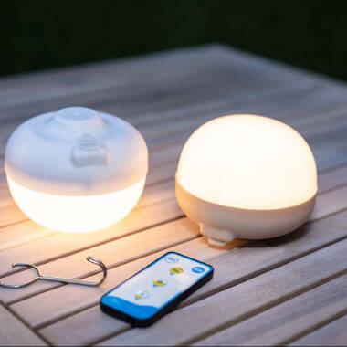 Product van Lamp LED 9W Draagbaar  Cherry Bulb Batterij 