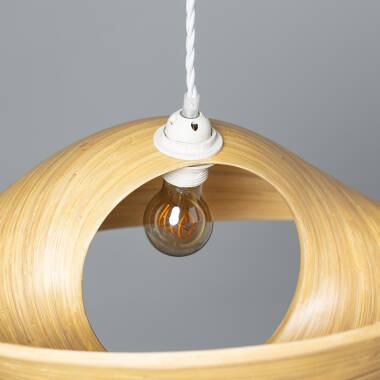 Product of Acacia Shuka Bamboo Pendant Lamp ILUZZIA