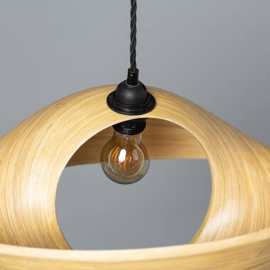 Product of Acacia Shuka Bamboo Pendant Lamp ILUZZIA