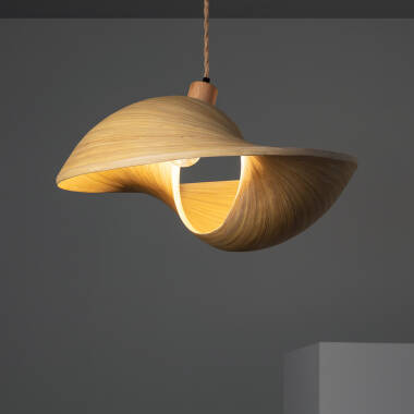 Product of Acacia Shuka Bamboo Pendant Lamp ILUZZIA