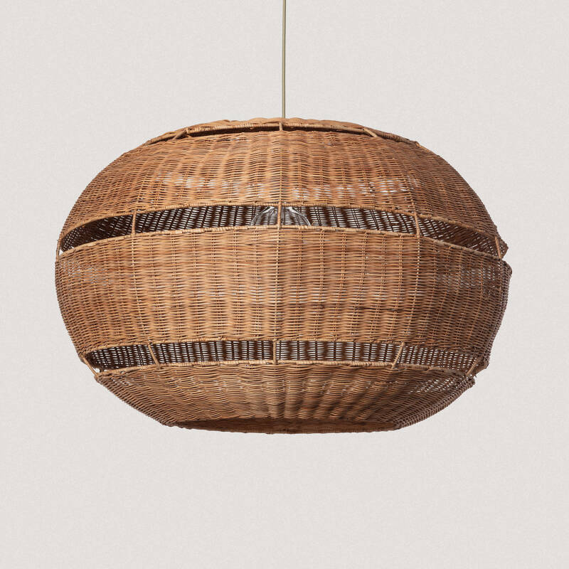 Product of Bulang Oblate Rattan Pendant Lamp ILUZZIA Ø800 mm 