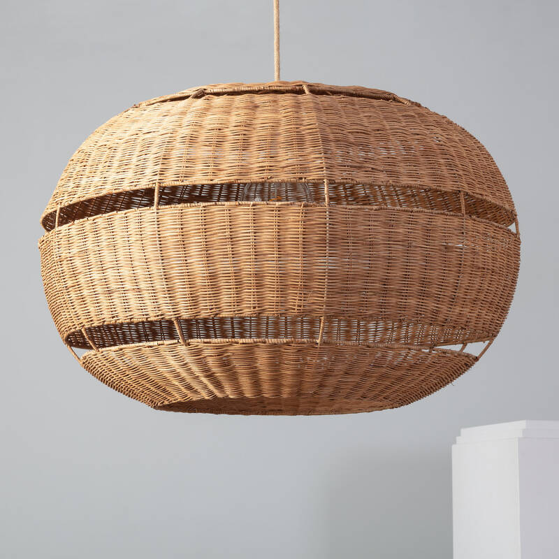 Produkt von Hängeleuchte Rattan Oblate Bulang Ø800 mm ILUZZIA