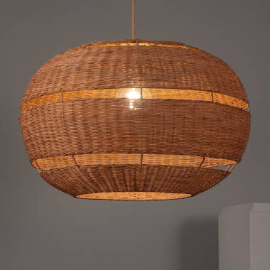 Product of Bulang Oblate Rattan Pendant Lamp ILUZZIA Ø800 mm 