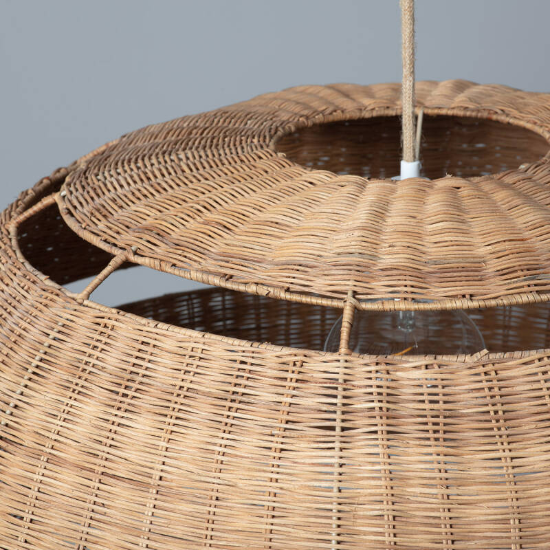 Produkt von Hängeleuchte Rattan Oblate Bulang Ø800 mm ILUZZIA