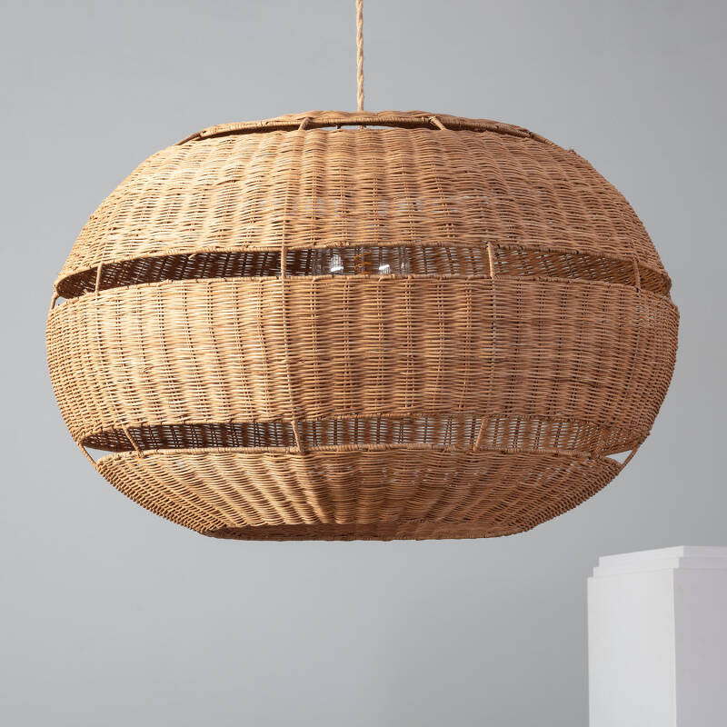 Produkt von Hängeleuchte Rattan Oblate Bulang Ø800 mm ILUZZIA