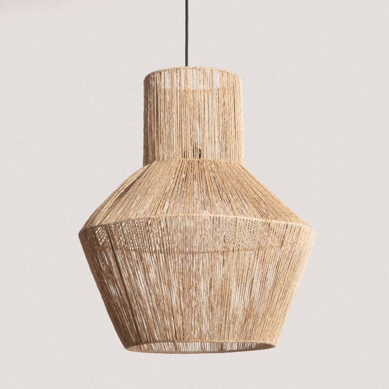 Producto de Suspension Fibres Naturelles Newén Ø500 mm ILUZZIA  