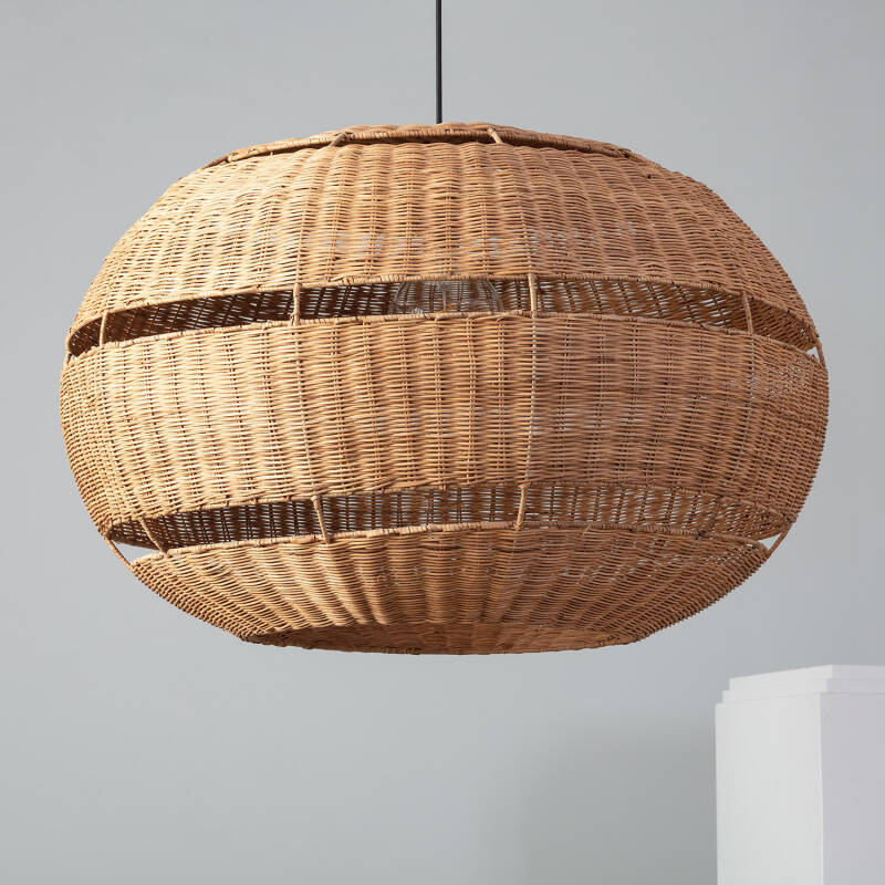 Produkt von Hängeleuchte Rattan Oblate Bulang Ø800 mm ILUZZIA