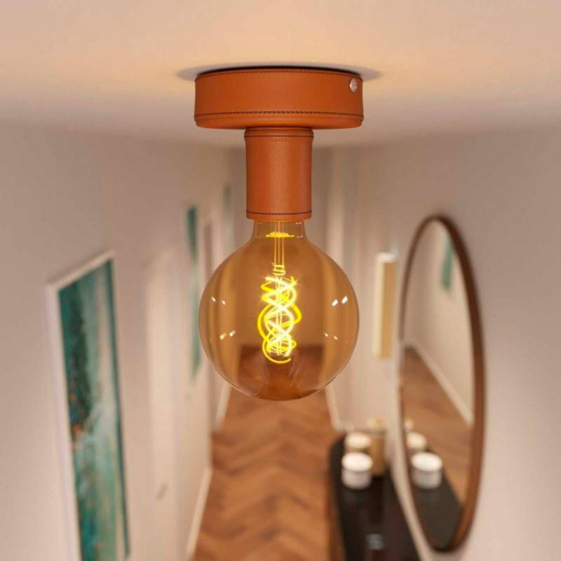 Product of Fermulace Leather Ceiling Lamp Creative-Cables APLP01