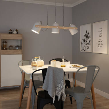 Product of Klarhet Wood & Metal Pendant Lamp