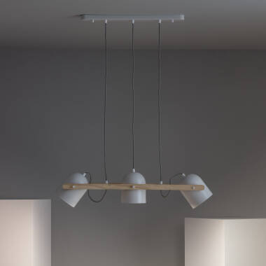 Product of Klarhet Wood & Metal Pendant Lamp