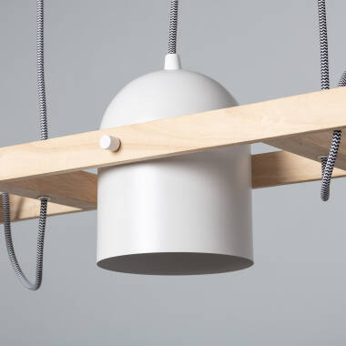 Product of Klarhet Wood & Metal Pendant Lamp