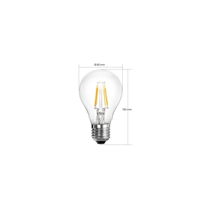 Produit de Ampoule LED Filament E27 6W 540 lm A60 Dimmable