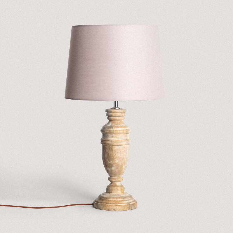 Product of Hausa Wooden Table Lamp ILUZZIA 