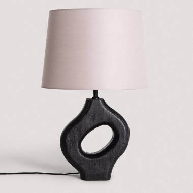 Product of Dhara Wooden Table Lamp ILUZZIA 