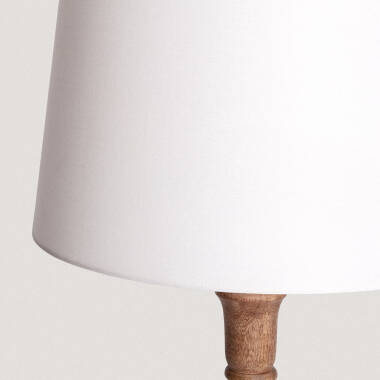 Produit de Lampe à Poser en bois Anand ILUZZIA