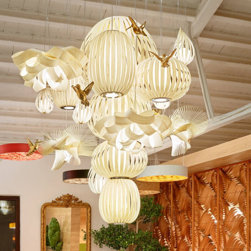 Product of Agatha LZF Wooden Pendant Lamp