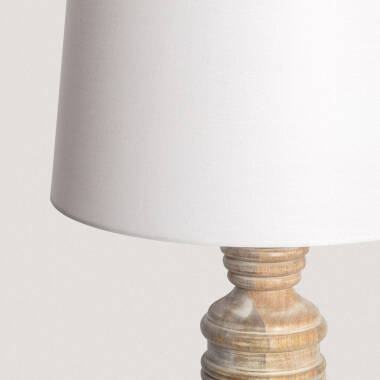 Product of Hausa Wooden Table Lamp ILUZZIA 